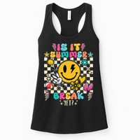 Is It Summer Break Yet Teacher Groovy Womens Tank Top
