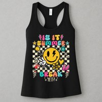 Is It Summer Break Yet Teacher Groovy Womens Tank Top
