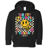 Is It Summer Break Yet Teacher Groovy Toddler Hoodie