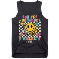Is It Summer Break Yet Teacher Groovy Tank Top