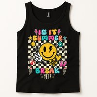 Is It Summer Break Yet Teacher Groovy Tank Top