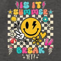Is It Summer Break Yet Teacher Groovy Vector Backpack
