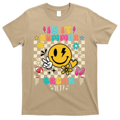 Is It Summer Break Yet Teacher Groovy T-Shirt