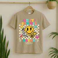 Is It Summer Break Yet Teacher Groovy T-Shirt