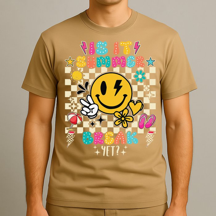 Is It Summer Break Yet Teacher Groovy T-Shirt