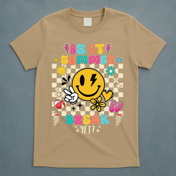 Is It Summer Break Yet Teacher Groovy T-Shirt