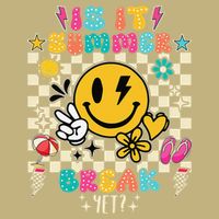 Is It Summer Break Yet Teacher Groovy T-Shirt