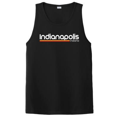 Indianapolis Indiana Souvenir Vintage Indiana Indianapolis Gift PosiCharge Competitor Tank