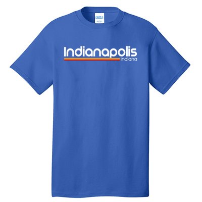 Indianapolis Indiana Souvenir Vintage Indiana Indianapolis Gift Tall T-Shirt