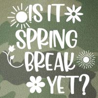 Is It Spring Break Yet Floral Pattern Teacher Gift Legacy Tie Dye Trucker Hat