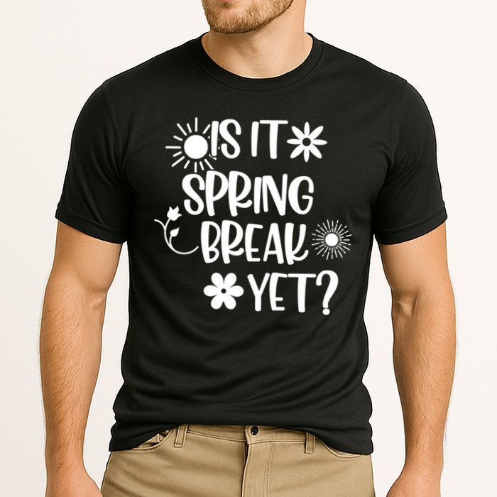 Is It Spring Break Yet Floral Pattern Teacher Gift Performance Shirt