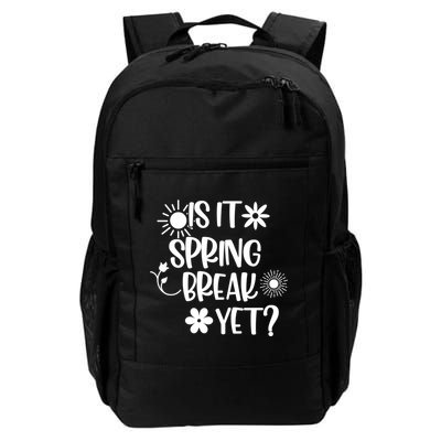 Is It Spring Break Yet Floral Pattern Teacher Gift Backpack