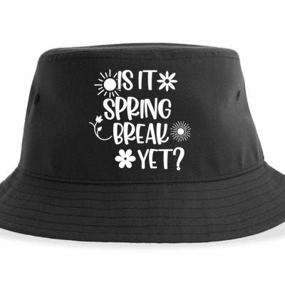 Is It Spring Break Yet Floral Pattern Teacher Gift Sustainable Bucket Hat
