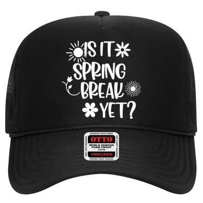 Is It Spring Break Yet Floral Pattern Teacher Gift Trucker Hat