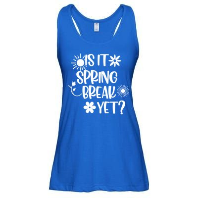 Is It Spring Break Yet Floral Pattern Teacher Gift Ladies Essential Flowy Tank