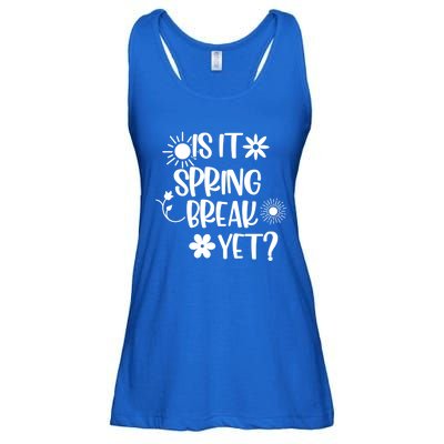 Is It Spring Break Yet Floral Pattern Teacher Gift Ladies Essential Flowy Tank