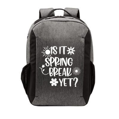 Is It Spring Break Yet Floral Pattern Teacher Gift Vector Backpack