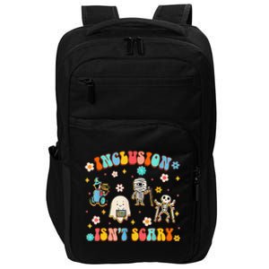 Inclusion IsnT Scary Slp Halloween Sped Teacher Gift Impact Tech Backpack