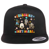 Inclusion IsnT Scary Slp Halloween Sped Teacher Gift Flat Bill Trucker Hat