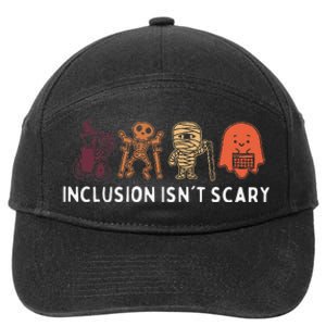 Inclusion IsnT Scary Cute Boo Lovely Ghost Halloween 7-Panel Snapback Hat