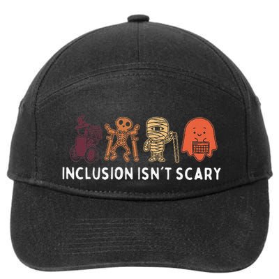Inclusion IsnT Scary Cute Boo Lovely Ghost Halloween 7-Panel Snapback Hat