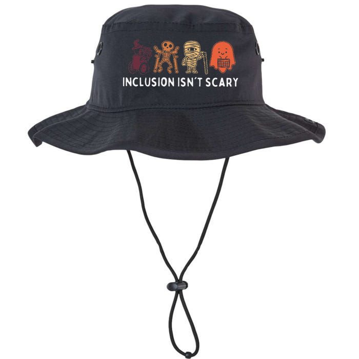 Inclusion IsnT Scary Cute Boo Lovely Ghost Halloween Legacy Cool Fit Booney Bucket Hat