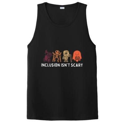Inclusion IsnT Scary Cute Boo Lovely Ghost Halloween PosiCharge Competitor Tank