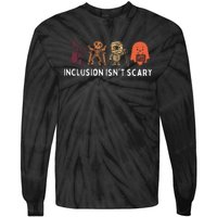 Inclusion IsnT Scary Cute Boo Lovely Ghost Halloween Tie-Dye Long Sleeve Shirt