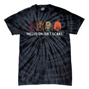 Inclusion IsnT Scary Cute Boo Lovely Ghost Halloween Tie-Dye T-Shirt