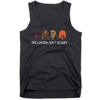 Inclusion IsnT Scary Cute Boo Lovely Ghost Halloween Tank Top