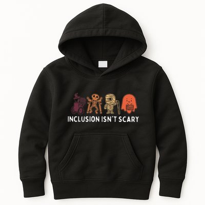 Inclusion IsnT Scary Cute Boo Lovely Ghost Halloween Kids Hoodie