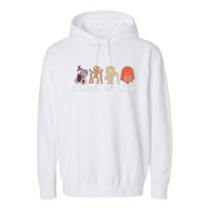 Inclusion IsnT Scary Cute Boo Lovely Ghost Halloween Garment-Dyed Fleece Hoodie