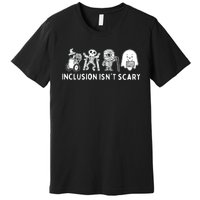 Inclusion IsnT Scary Teacher Skeleton Ghost Cute Halloween Premium T-Shirt