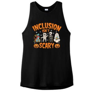 Inclusion IsnT Scary Halloween Awareness Funny Halloween Characters Costume Ladies PosiCharge Tri-Blend Wicking Tank