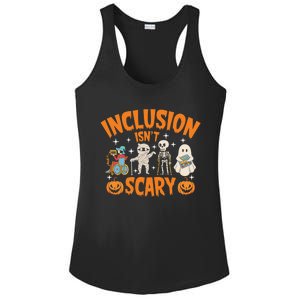 Inclusion IsnT Scary Halloween Awareness Funny Halloween Characters Costume Ladies PosiCharge Competitor Racerback Tank