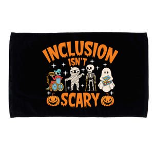 Inclusion IsnT Scary Halloween Awareness Funny Halloween Characters Costume Microfiber Hand Towel