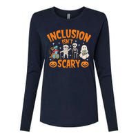 Inclusion IsnT Scary Halloween Awareness Funny Halloween Characters Costume Womens Cotton Relaxed Long Sleeve T-Shirt