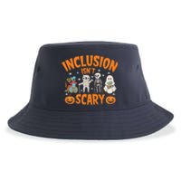 Inclusion IsnT Scary Halloween Awareness Funny Halloween Characters Costume Sustainable Bucket Hat