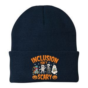 Inclusion IsnT Scary Halloween Awareness Funny Halloween Characters Costume Knit Cap Winter Beanie