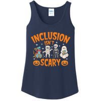 Inclusion IsnT Scary Halloween Awareness Funny Halloween Characters Costume Ladies Essential Tank