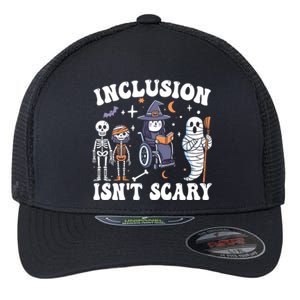 Inclusion IsnT Scary Slp Halloween Sped Teacher Ghost Mummy Flexfit Unipanel Trucker Cap