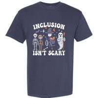 Inclusion IsnT Scary Slp Halloween Sped Teacher Ghost Mummy Garment-Dyed Heavyweight T-Shirt