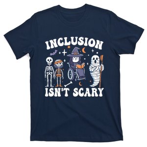 Inclusion IsnT Scary Slp Halloween Sped Teacher Ghost Mummy T-Shirt