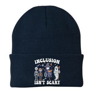 Inclusion IsnT Scary Slp Halloween Sped Teacher Ghost Mummy Knit Cap Winter Beanie