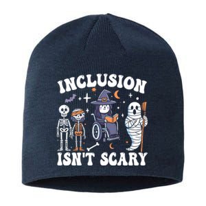 Inclusion IsnT Scary Slp Halloween Sped Teacher Ghost Mummy Sustainable Beanie