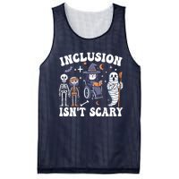 Inclusion IsnT Scary Slp Halloween Sped Teacher Ghost Mummy Mesh Reversible Basketball Jersey Tank