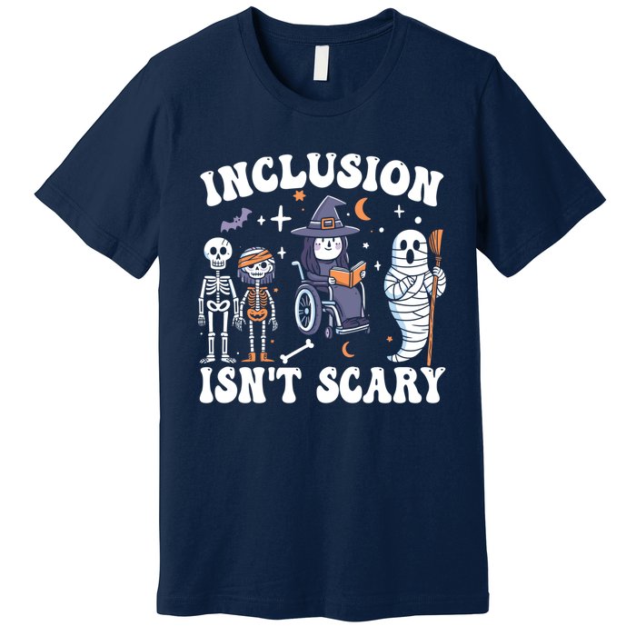 Inclusion IsnT Scary Slp Halloween Sped Teacher Ghost Mummy Premium T-Shirt