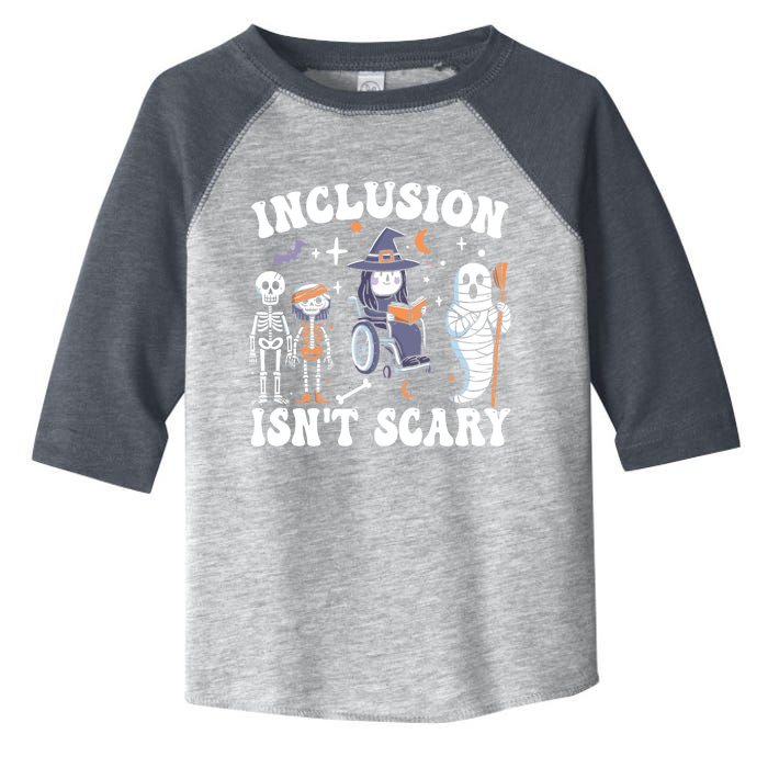 Inclusion IsnT Scary Slp Halloween Sped Teacher Ghost Mummy Toddler Fine Jersey T-Shirt