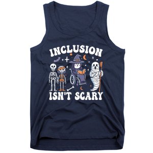 Inclusion IsnT Scary Slp Halloween Sped Teacher Ghost Mummy Tank Top