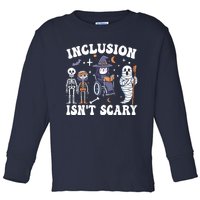 Inclusion IsnT Scary Slp Halloween Sped Teacher Ghost Mummy Toddler Long Sleeve Shirt